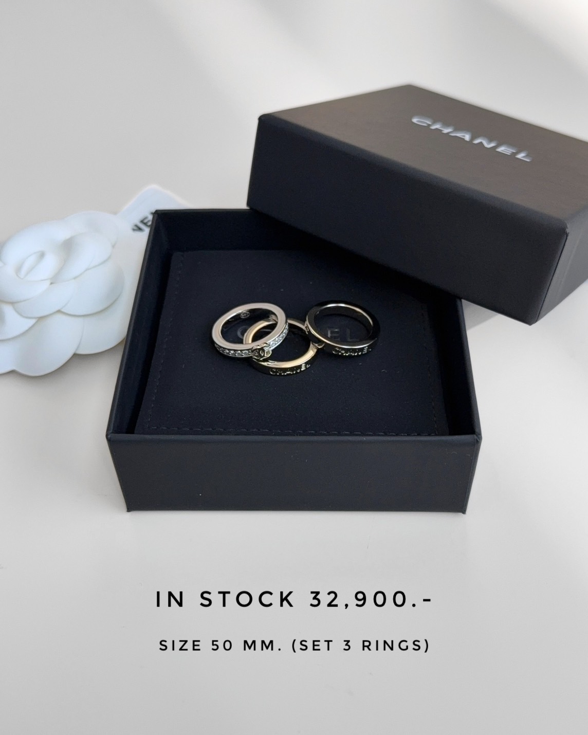 Chanel Set 3 Rings
