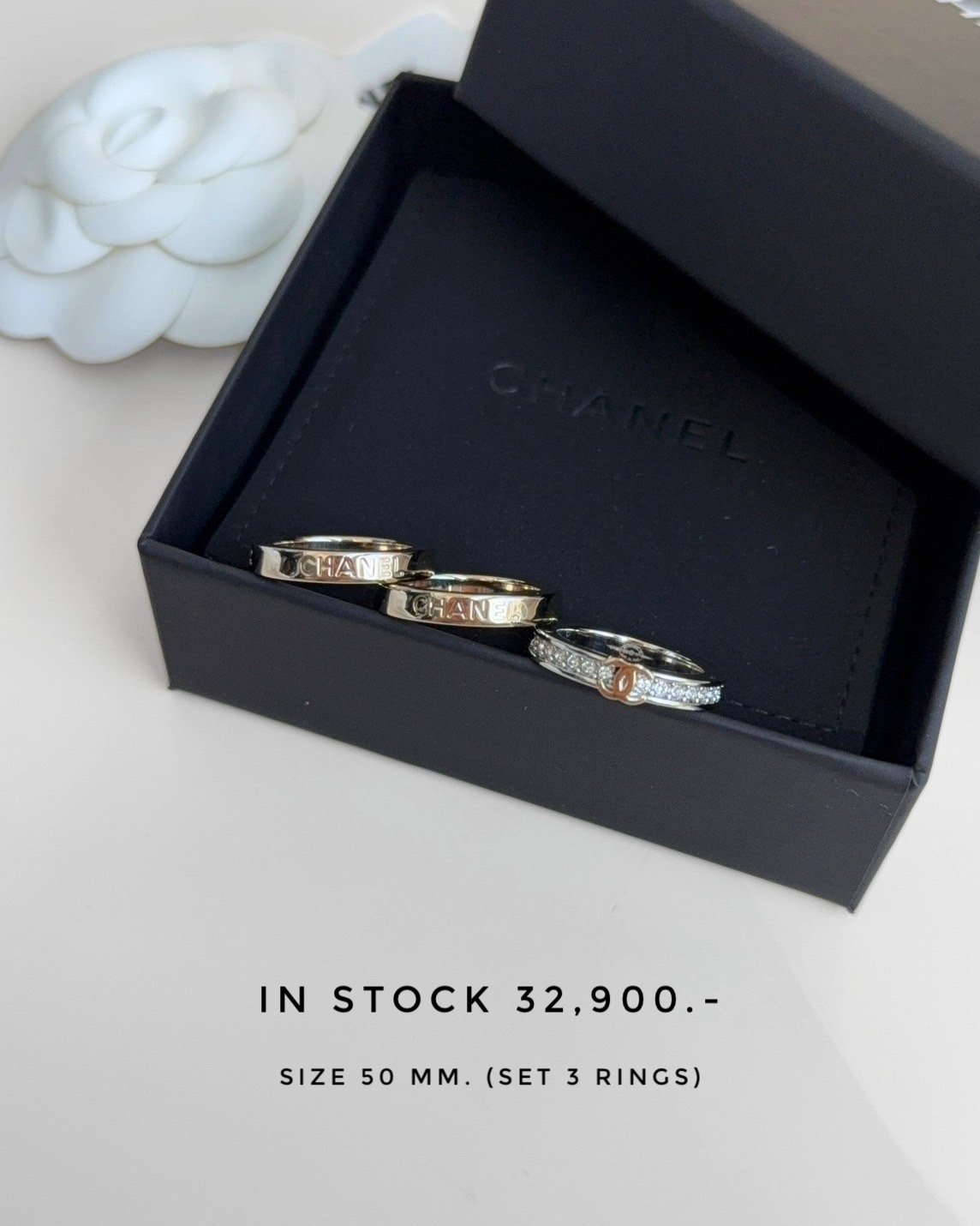 Chanel Set 3 Rings